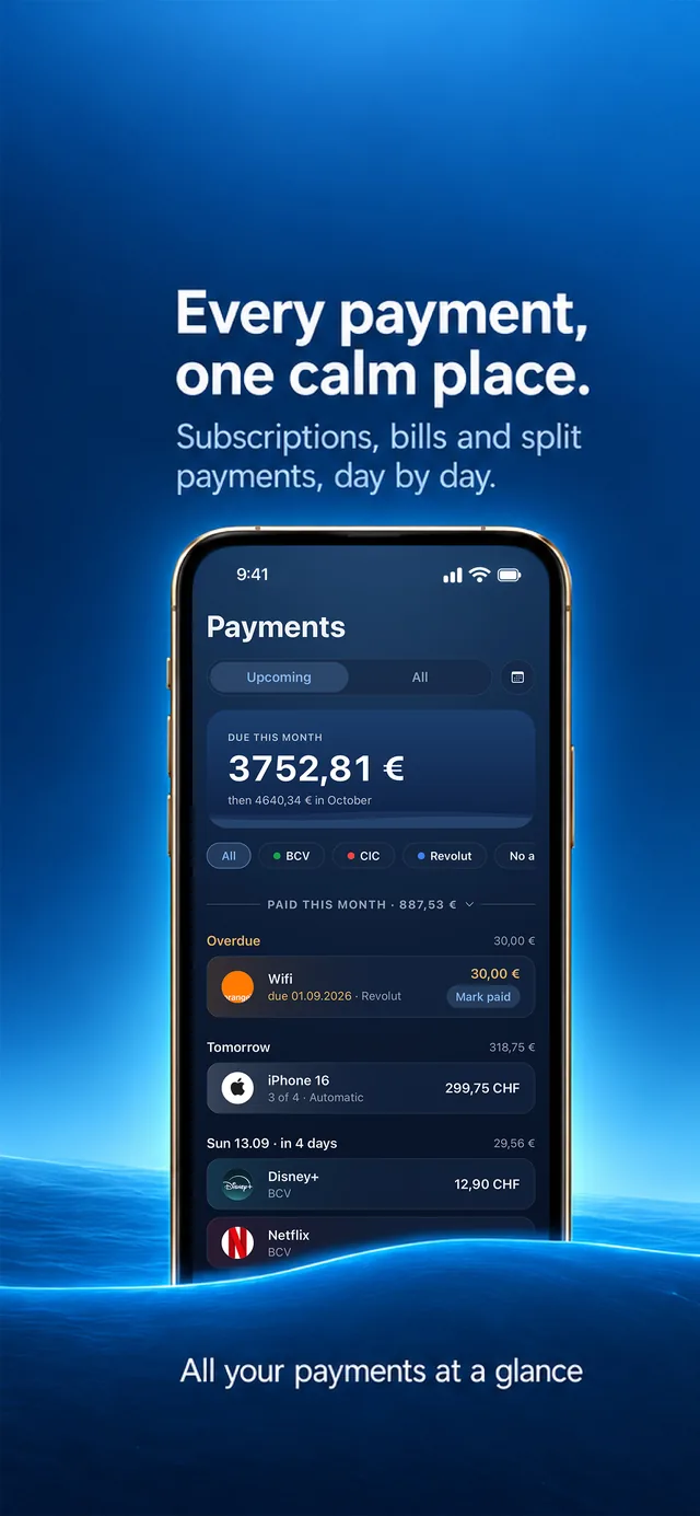 The payments timeline: what hits and when